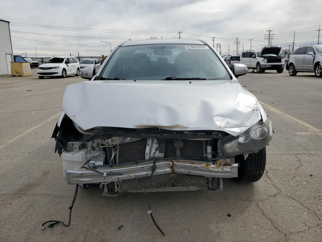 2017 Mitsubishi Lancer VIN JA32U2FUXHU007558 Copart auction photo, front end / side damage thumbnail 5