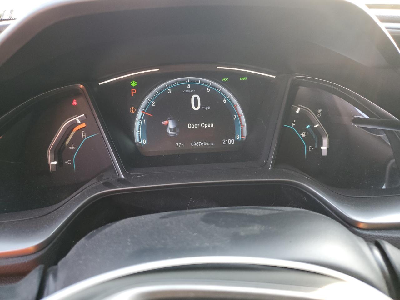 2019 Honda Civic VIN SHHFK7H6XKU409101 Copart auction photo, rear end damage thumbnail 9
