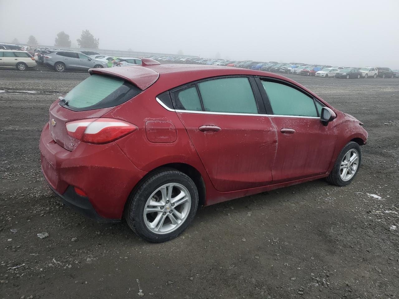 2018 Chevrolet Cruze VIN 3G1BE6SM0JS654142 Copart auction photo, front end / side damage thumbnail 3