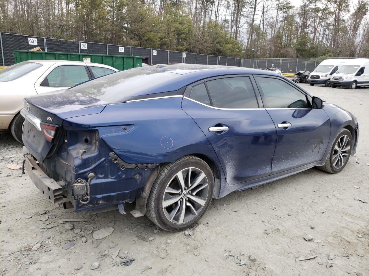 2020 Nissan Maxima VIN 1N4AA6CV5LC363995 Copart auction photo, rear end / front end damage thumbnail 3