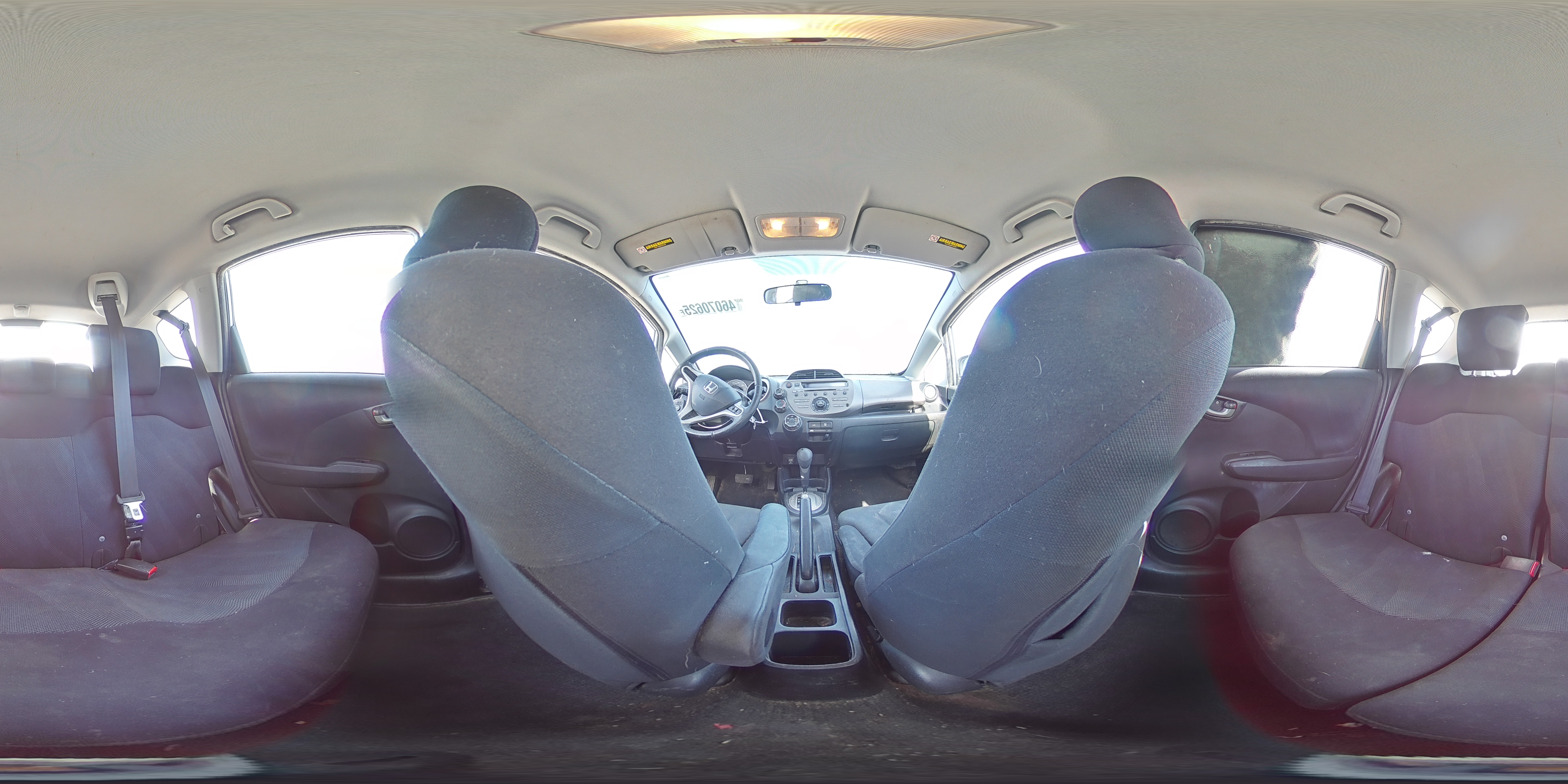 2011 Honda Fit VIN JHMGE8H58BC009284 Copart auction photo, front end / rear end damage thumbnail 14