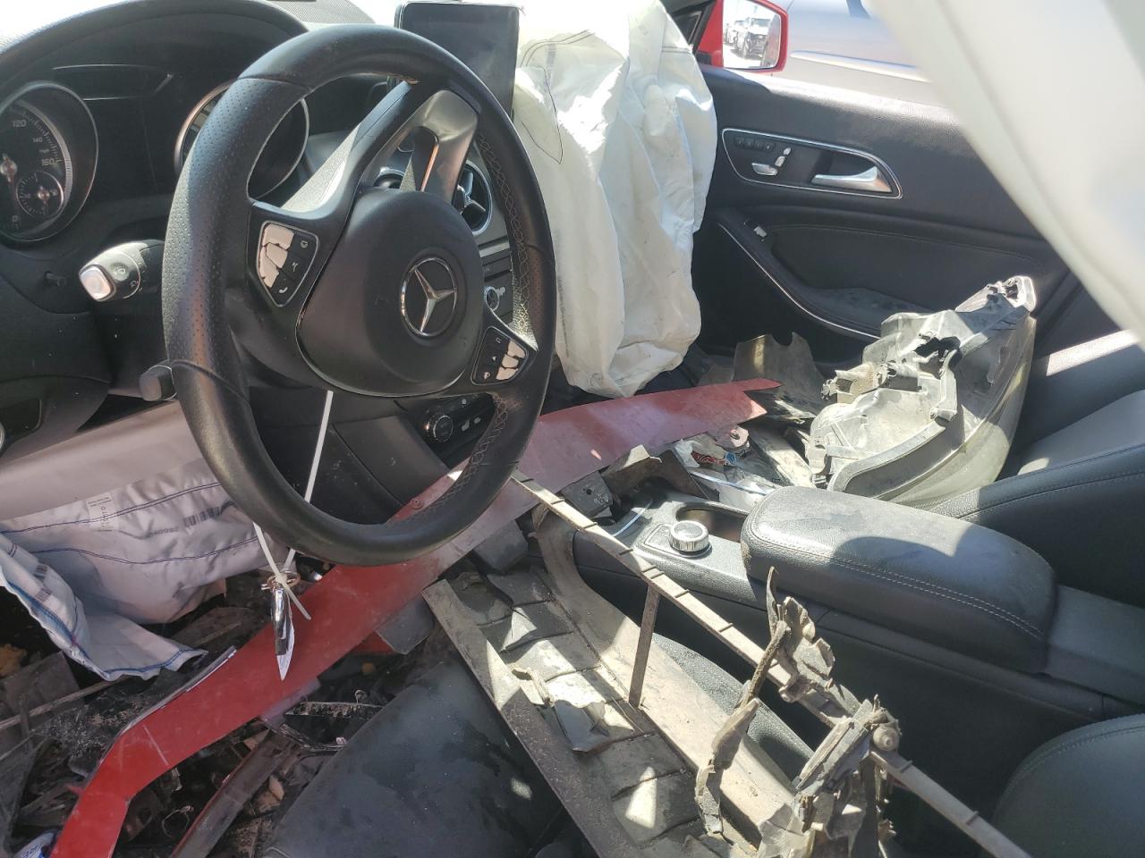 2018 Mercedes-Benz CLA-klasse VIN WDDSJ4EB5JN568424 Copart auction photo, front end / rear end damage thumbnail 8