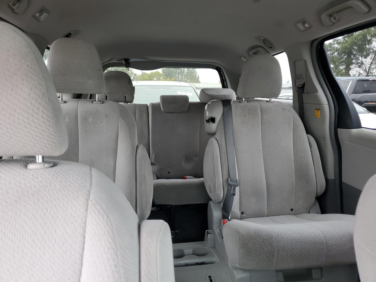 2012 Toyota Sienna VIN 5TDKA3DC4CS014867 Copart auction photo, burn / rear end damage thumbnail 10