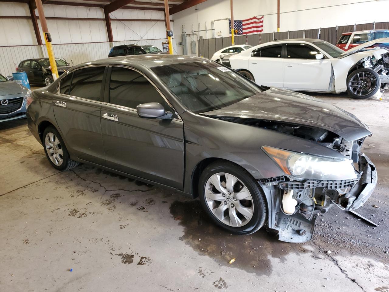 2008 Honda Accord VIN 1HGCP36848A088453 Copart auction photo, front end / side damage thumbnail 4