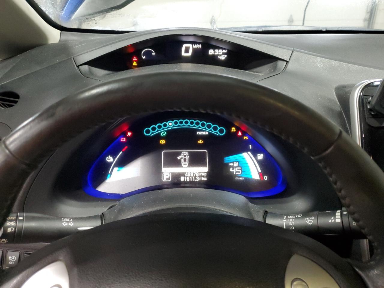 2017 Nissan Leaf VIN 1N4BZ0CP0HC303299 Copart auction photo, front end / undercarriage damage thumbnail 9
