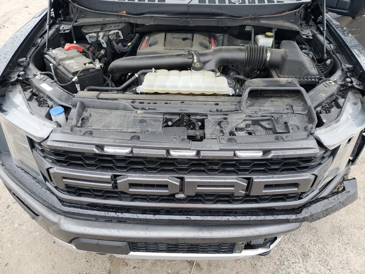 2022 Ford F-150 VIN 1FTFW1RG2NFB76535 Copart auction photo, front end / side damage thumbnail 13