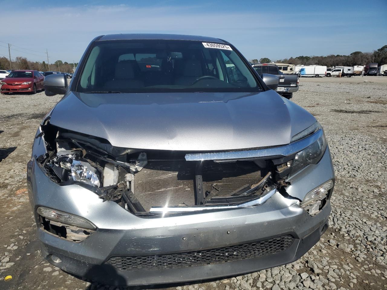 2017 Honda Pilot VIN 5FNYF5H5XHB047435 Copart auction photo, front end damage thumbnail 5