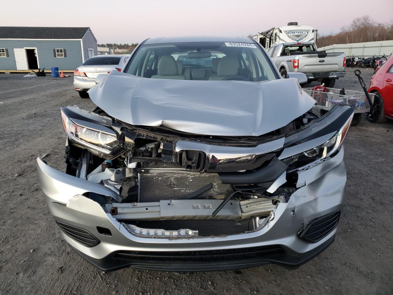 2020 Honda HR-V VIN 3CZRU6H39LM712239 Copart auction photo, front end damage thumbnail 5