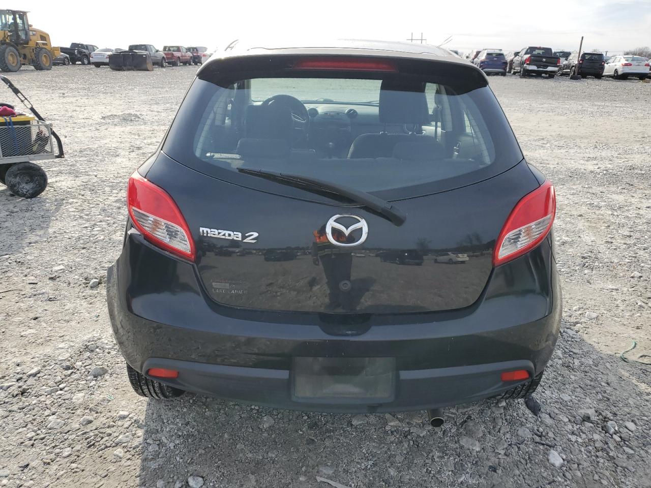 2011 Mazda 2 VIN JM1DE1HYXB0126520 Copart auction photo, side / rear end damage thumbnail 6