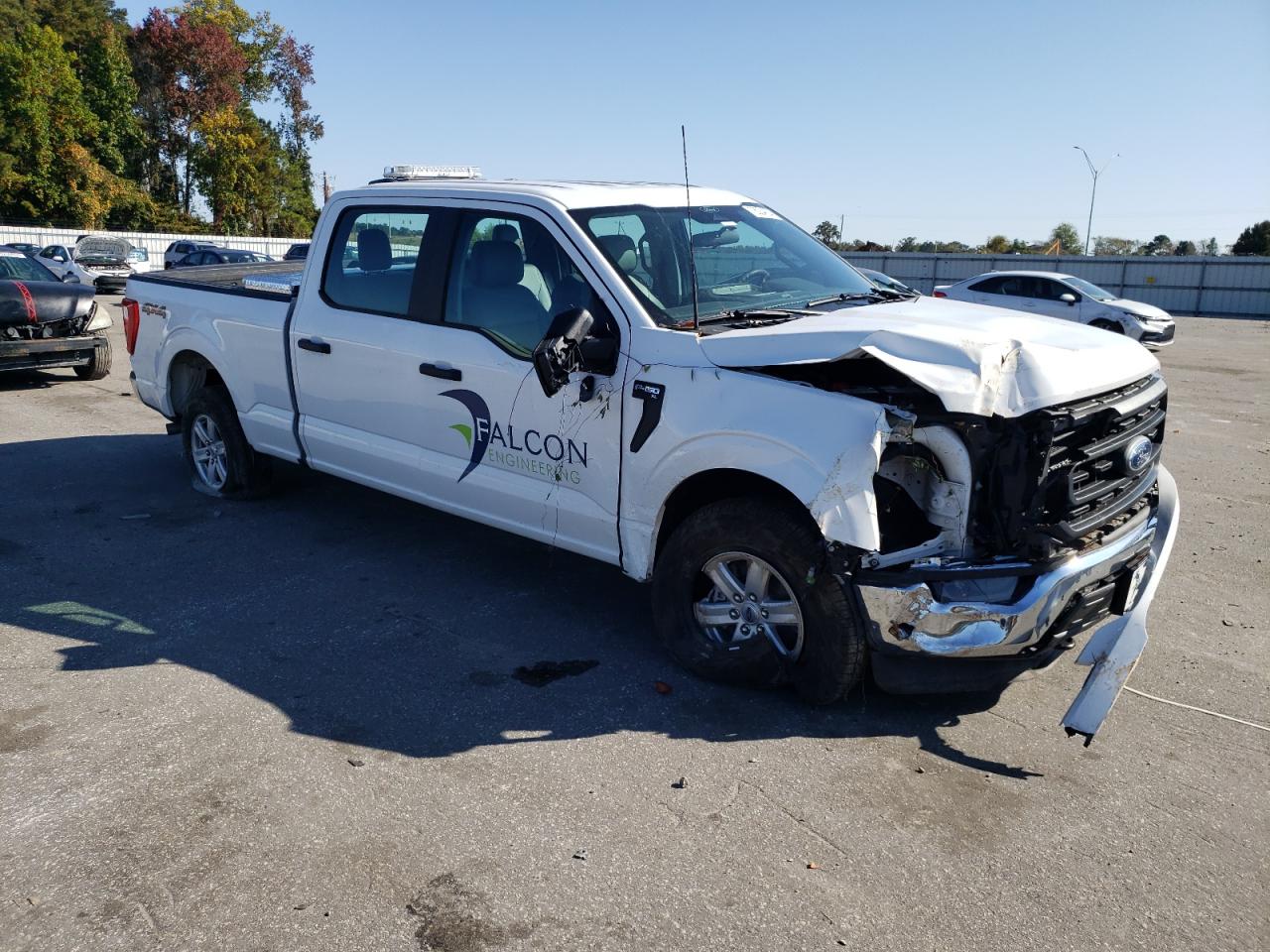 2023 Ford F-150 VIN 1FTFW1E55PKF97793 Copart auction photo, front end damage thumbnail 4