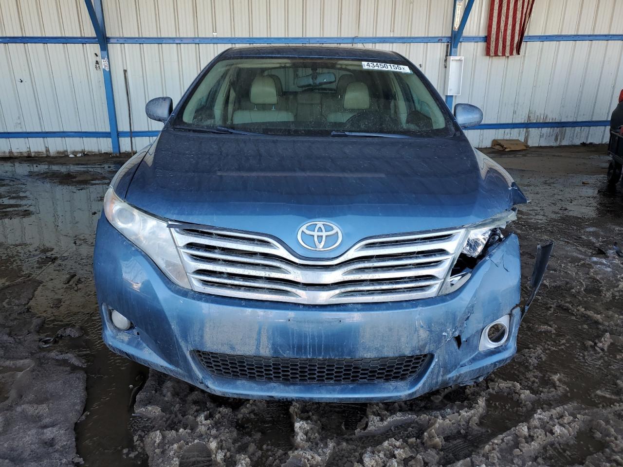 2012 Toyota Venza VIN 4T3ZA3BB3CU059838 Copart auction photo, front end damage thumbnail 5