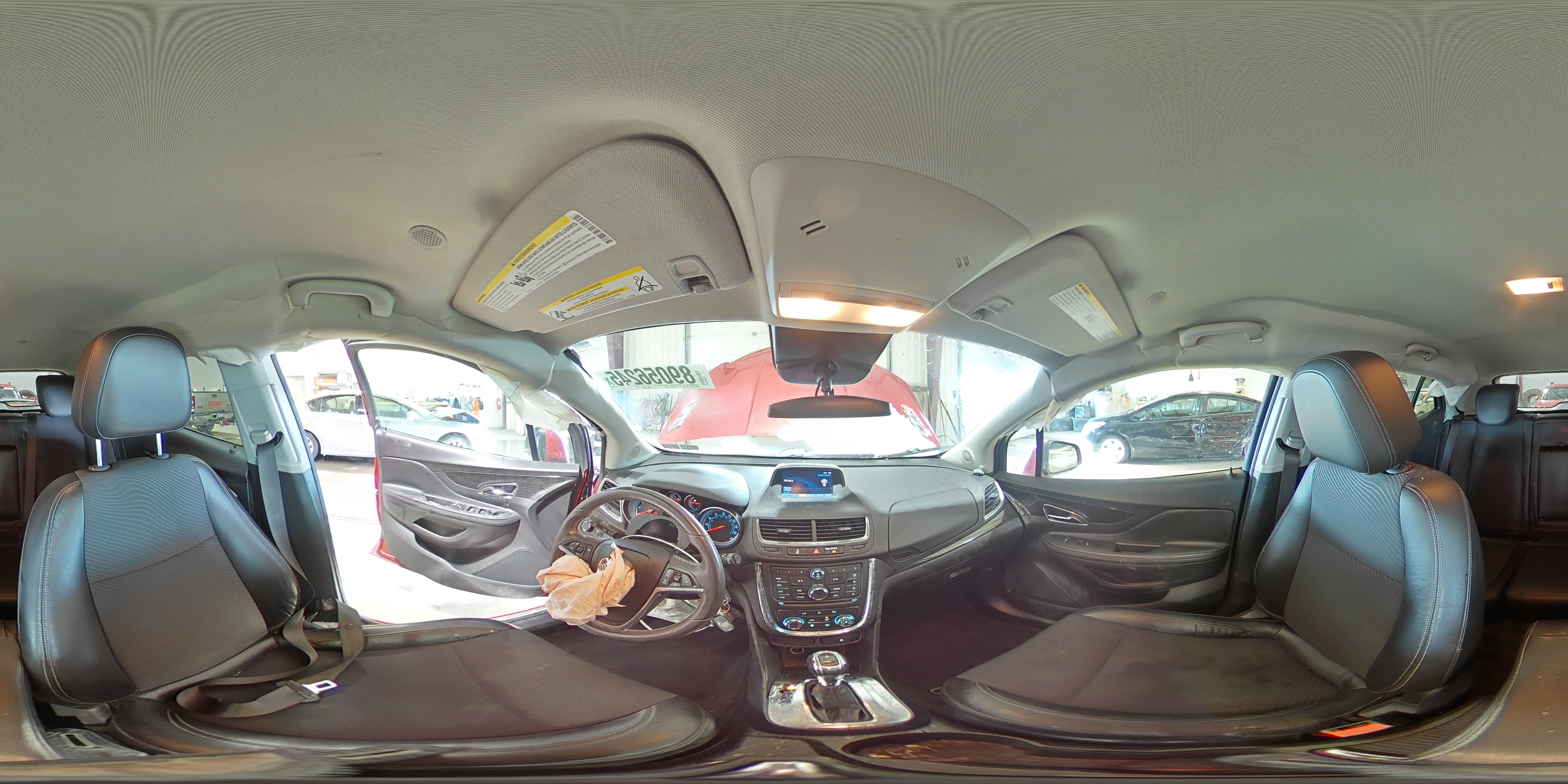 2013 Buick Encore VIN KL4CJASB4DB181610 Copart auction photo, front end damage thumbnail 14