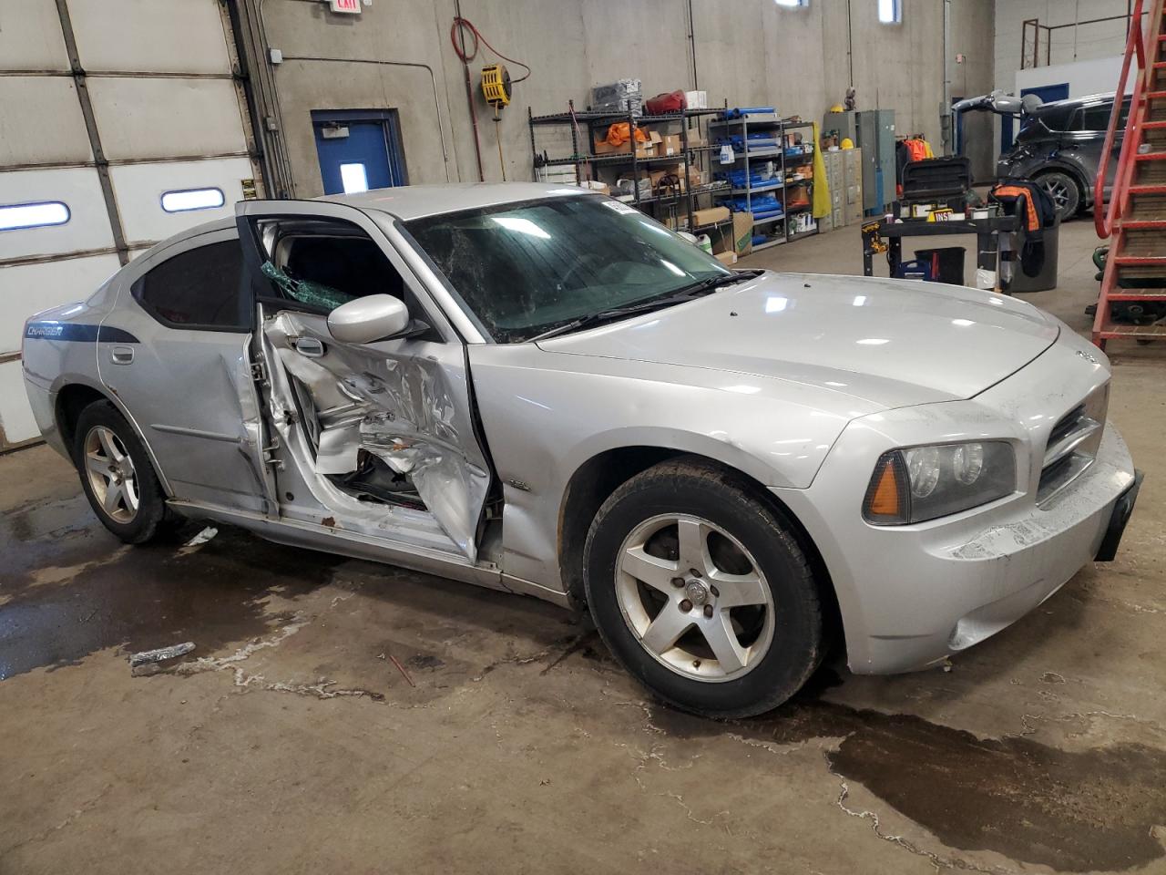 2010 Dodge Charger VIN 2B3CA3CV1AH253281 Copart auction photo, side / front end damage thumbnail 4