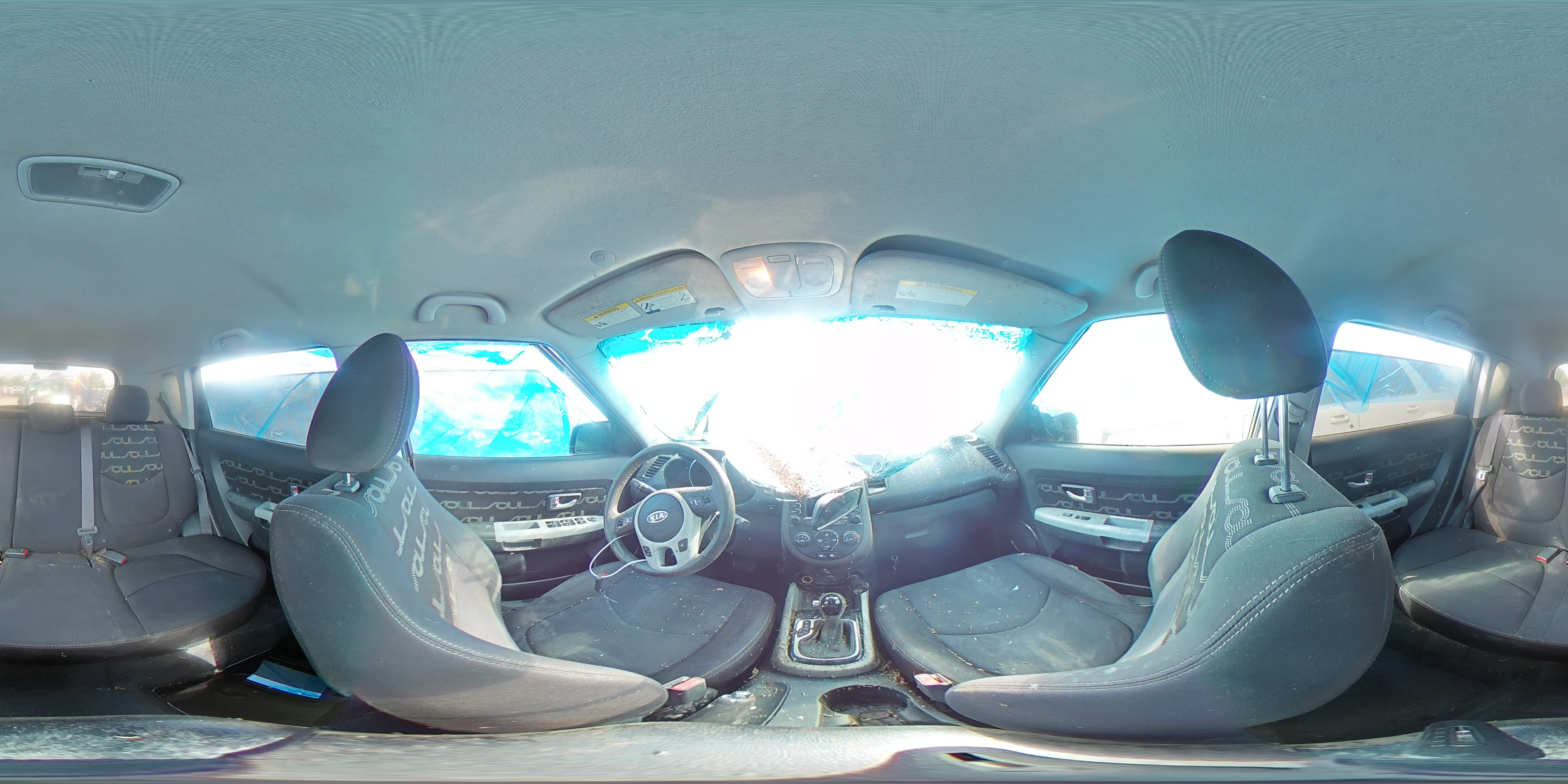 2012 KIA Soul VIN KNDJT2A63C7367948 Copart auction photo, all over damage thumbnail 13