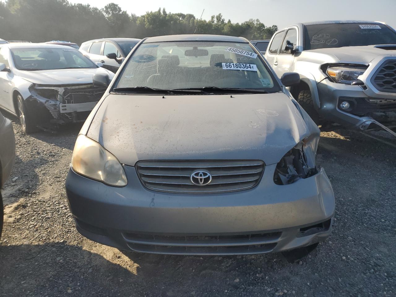 2004 Toyota Corolla VIN 1NXBR32E74Z267512 Copart auction photo, front end / side damage thumbnail 5