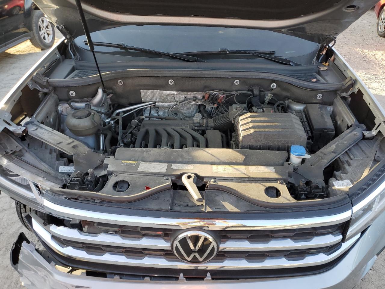 2021 Volkswagen Atlas VIN 1V2HE2CA7MC204933 Copart auction photo, front end / minor dent/scratches damage thumbnail 13