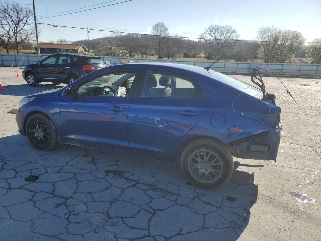 2020 Hyundai Accent VIN 3KPC24A64LE126424 Copart auction photo, rear end damage thumbnail 2