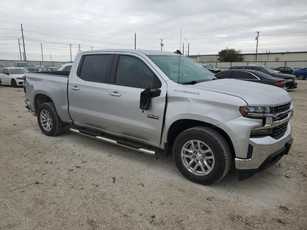 2020 Chevrolet Silverado VIN 3GCPWCEK2LG330151 Copart auction photo, side damage thumbnail 4