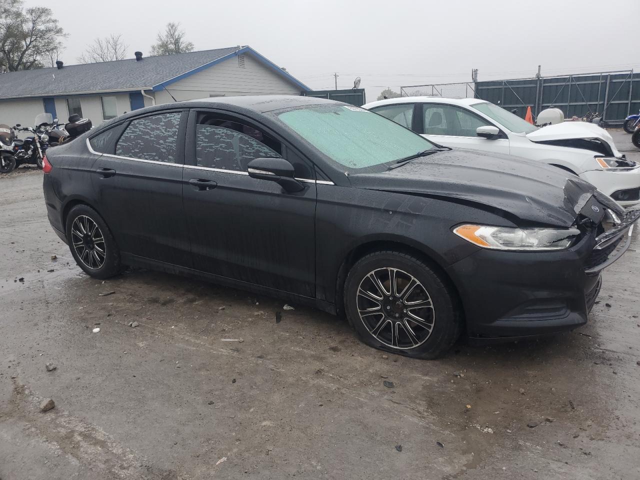 2014 Ford Fusion VIN 1FA6P0H73E5384234 Copart auction photo, front end damage thumbnail 4