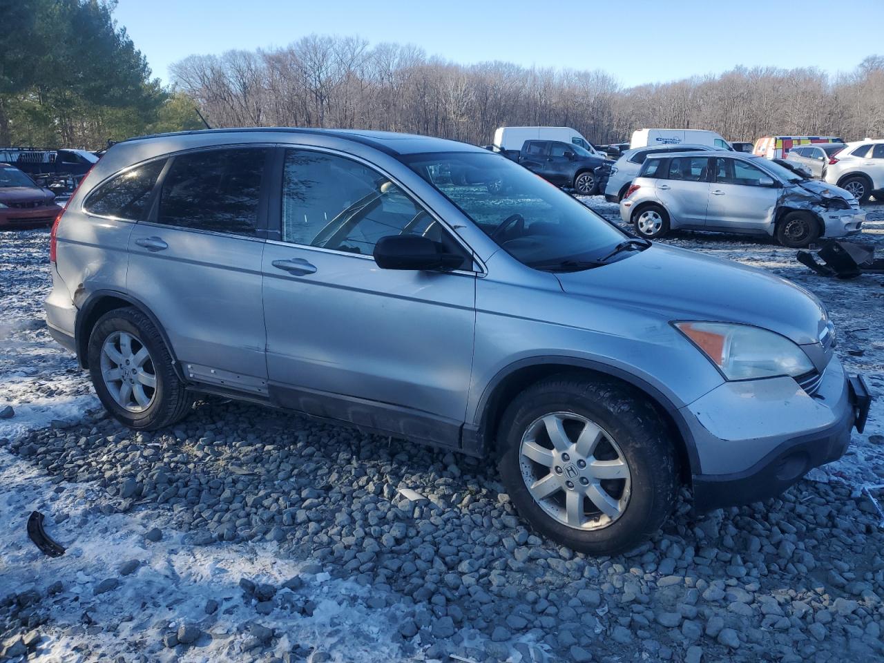 2007 Honda CR-V VIN JHLRE48767C103386 Copart auction photo, all over damage thumbnail 4