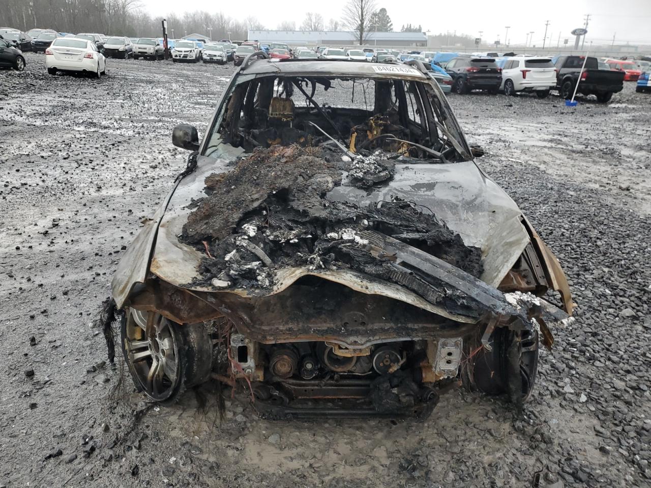 2006 BMW X3 VIN WBXPA93486WG79204 Copart auction photo, burn damage thumbnail 5
