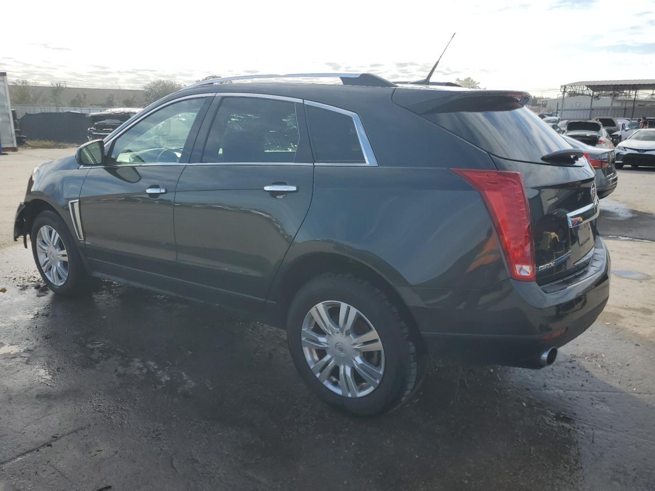 2014 Cadillac SRX VIN 3GYFNBE31ES561151 Copart auction photo, front end / side damage thumbnail 2