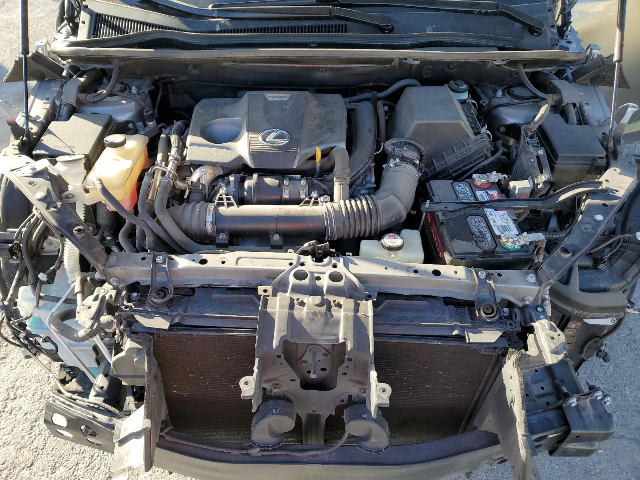 2019 Lexus NX VIN JTJYARBZ5K2137469 Copart auction photo, front end damage thumbnail 12