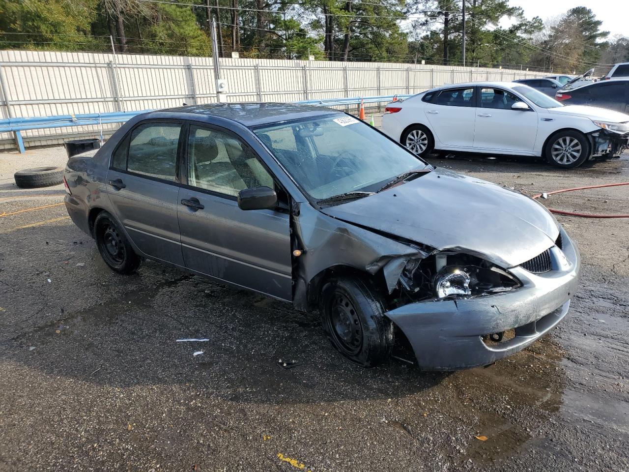 2005 Mitsubishi Lancer VIN JA3AJ26E65U041196 Copart auction photo, front end damage thumbnail 4