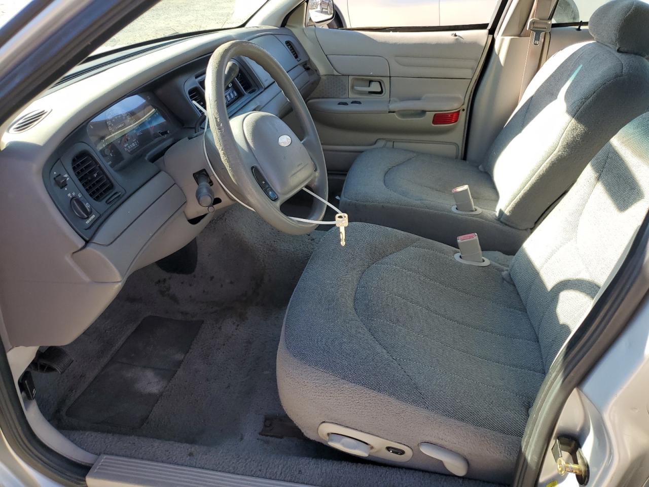 2001 Ford Crown Victoria VIN 2FAFP71W91X155494 Copart auction photo, side damage thumbnail 7