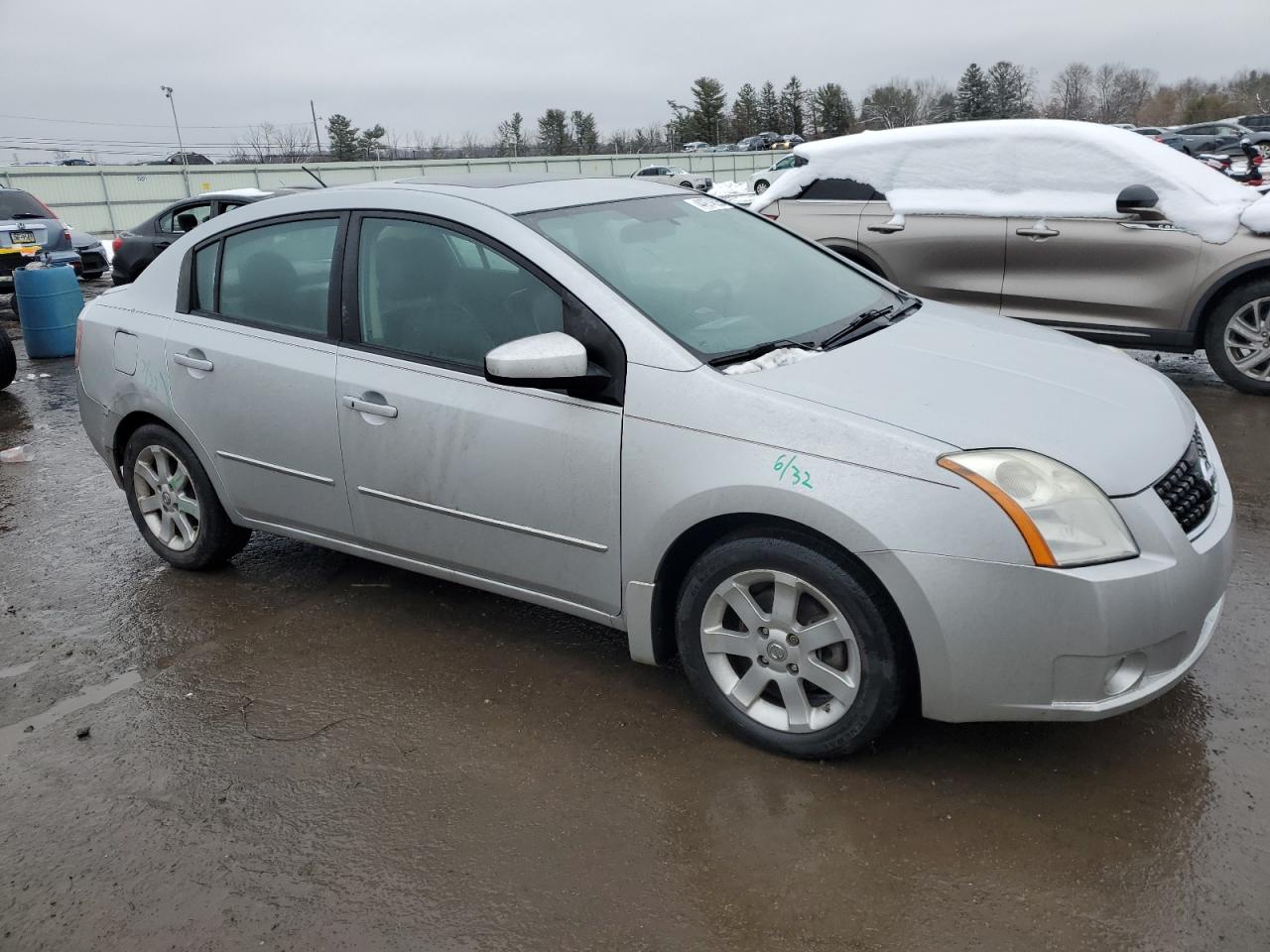 2008 Nissan Sentra VIN 3N1AB61E38L639857 Copart auction photo, rear end damage thumbnail 4
