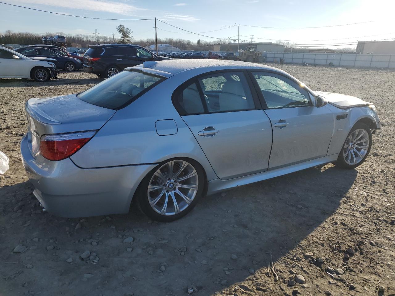 2008 BMW M5 VIN WBSNB93598CX08357 Copart auction photo, all over damage thumbnail 3