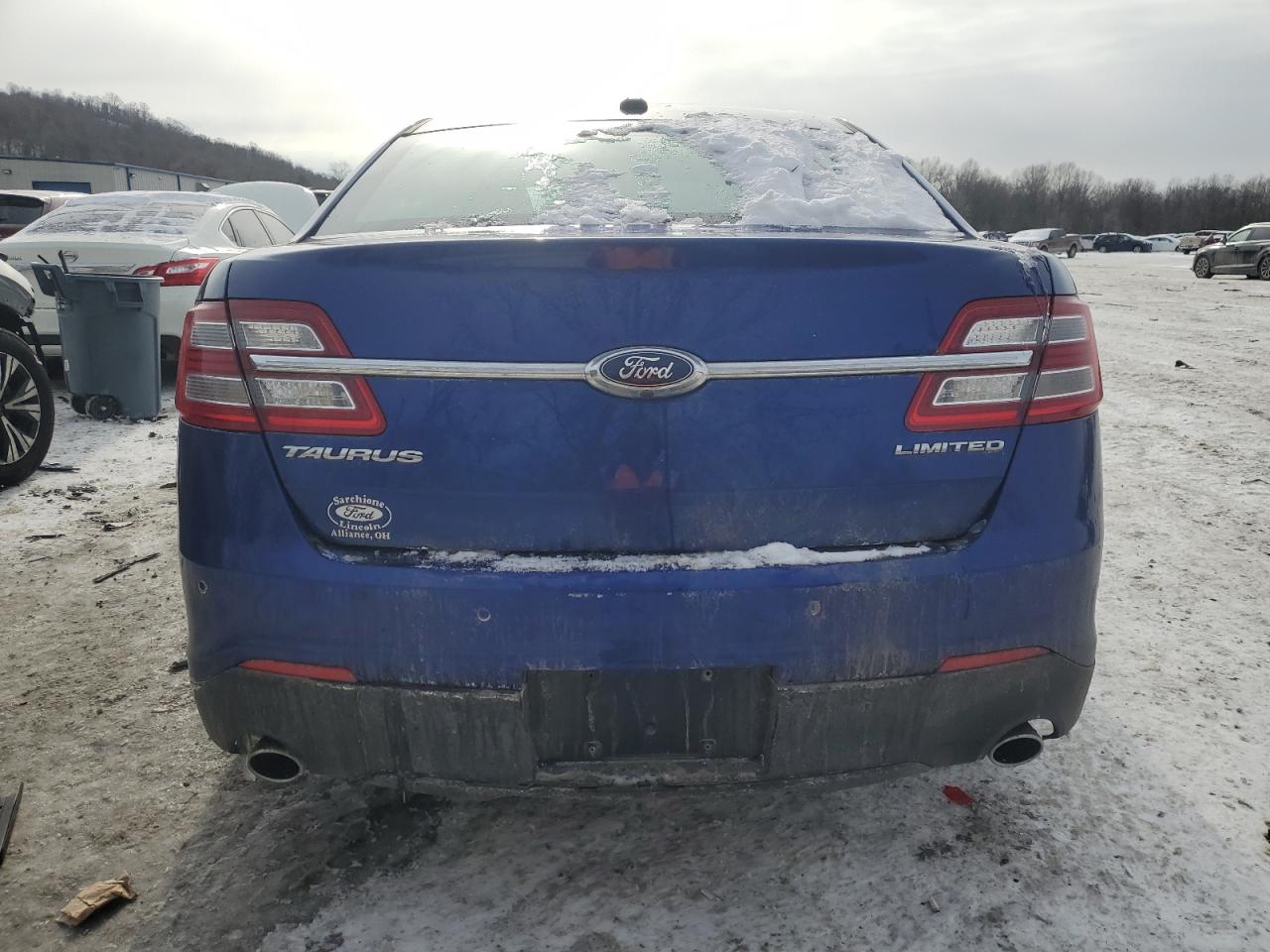 2013 Ford Taurus VIN 1FAHP2F82DG112289 Copart auction photo, side / front end damage thumbnail 6