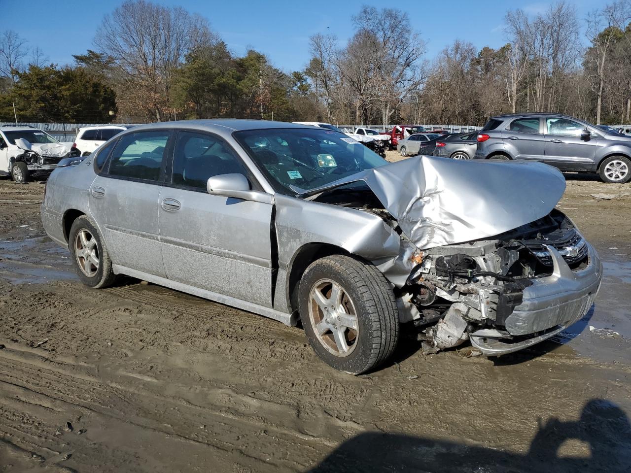 2005 Chevrolet Impala VIN 2G1WH52K959281963 Copart auction photo, mechanical / front end damage thumbnail 4