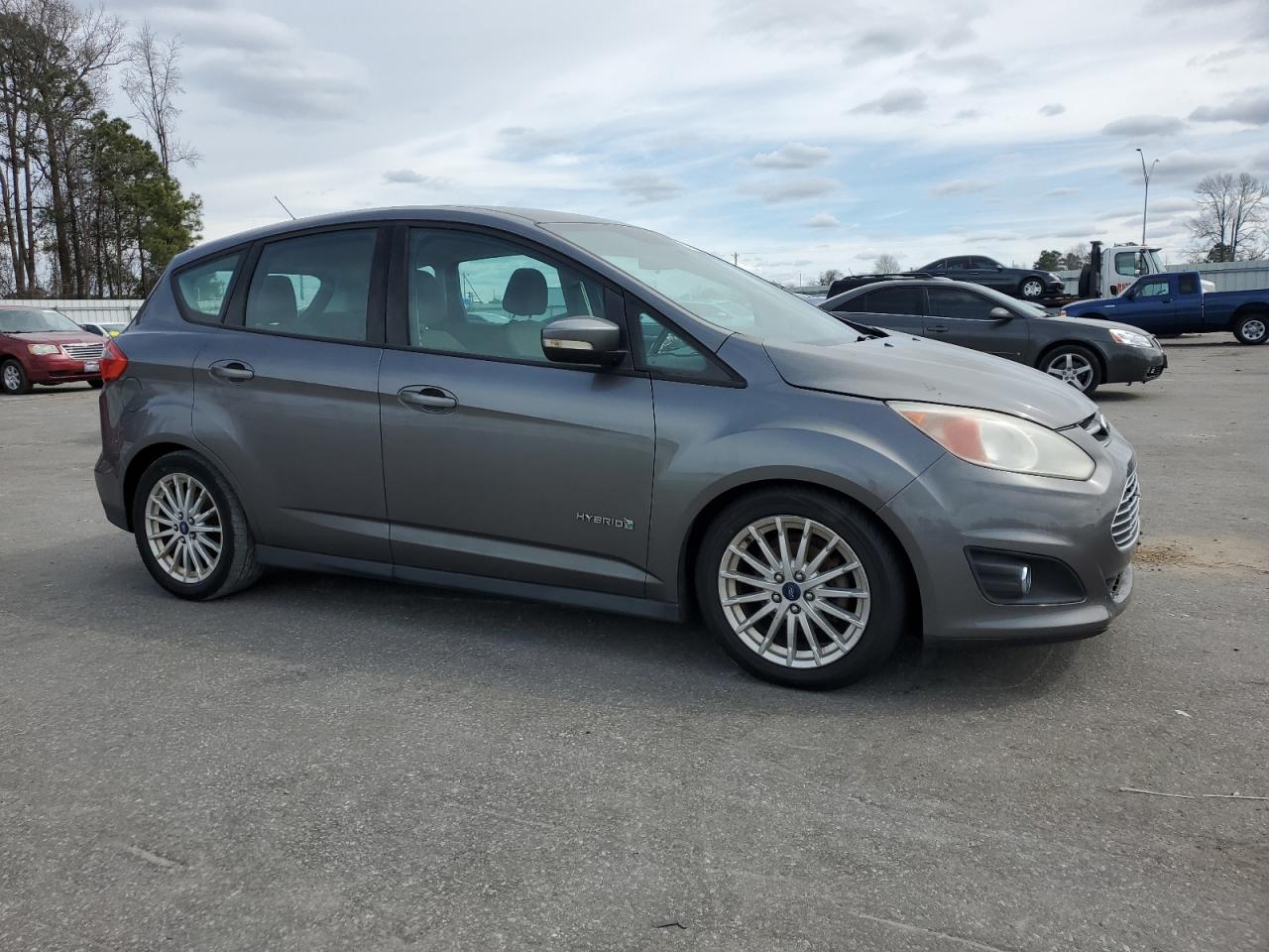 2013 Ford C-MAX VIN 1FADP5AU6DL523965 Copart auction photo, front end damage thumbnail 4
