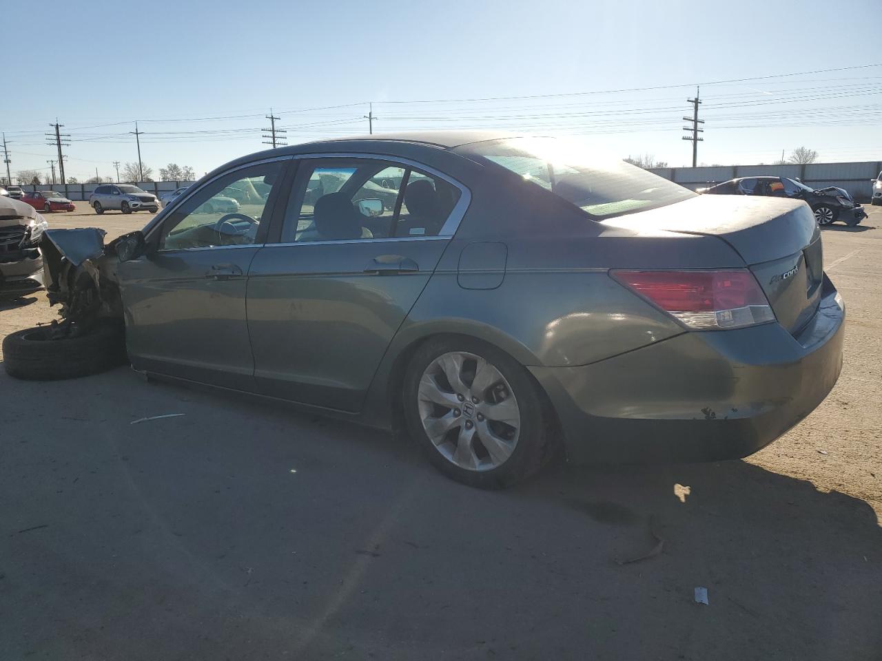 2008 Honda Accord VIN 1HGCP26768A004862 Copart auction photo, front end / undercarriage damage thumbnail 2