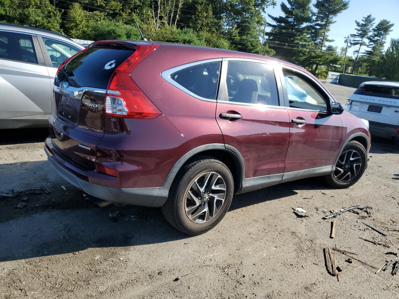 2016 Honda CR-V VIN 5J6RM4H44GL083879 Copart auction photo, all over damage thumbnail 3