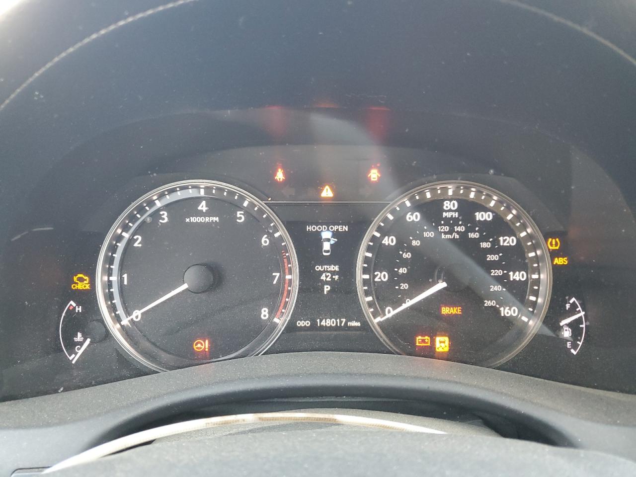 2014 Lexus GS VIN JTHCE1BL2E5023428 Copart auction photo, front end damage thumbnail 9