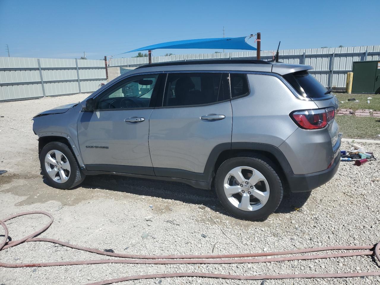 2019 Jeep Compass VIN 3C4NJCBB3KT851606 Copart auction photo, front end damage thumbnail 2