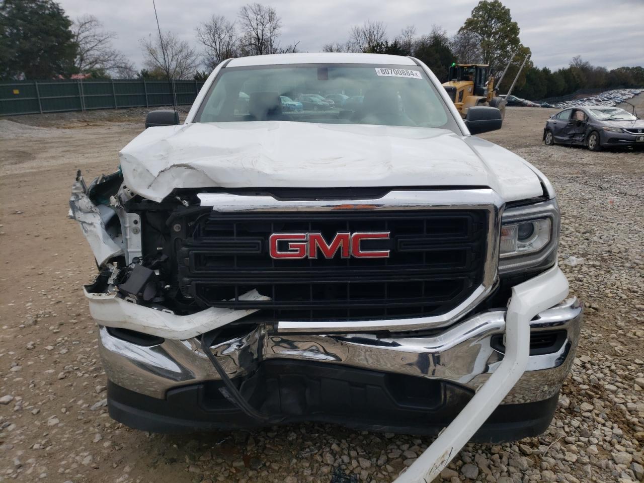 2018 GMC Sierra VIN 1GTN1LEC2JZ126672 Copart auction photo, front end / side damage thumbnail 5