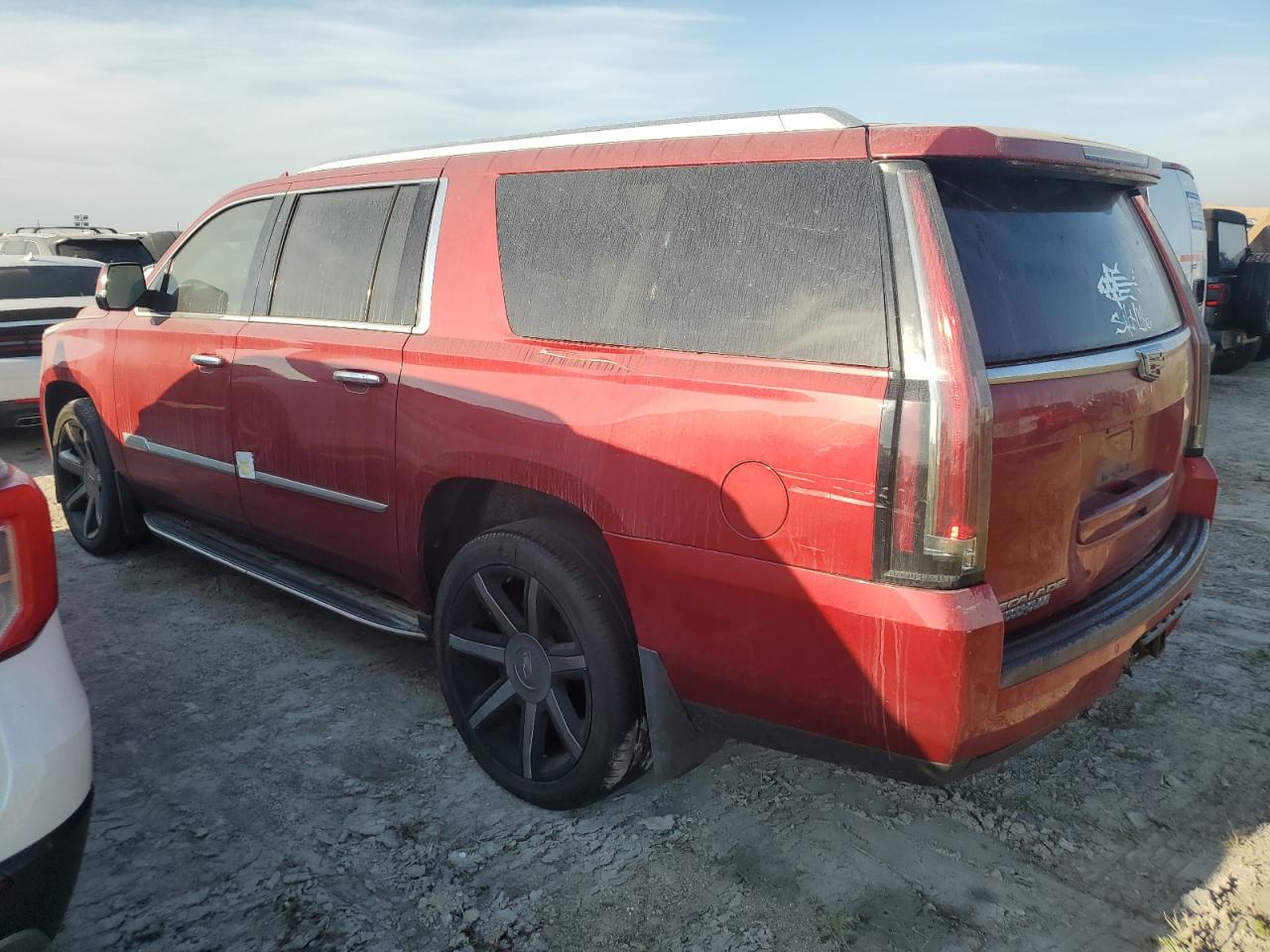 2015 Cadillac Escalade VIN 1GYS4SKJ6FR710274 Copart auction photo, water/flood damage thumbnail 2