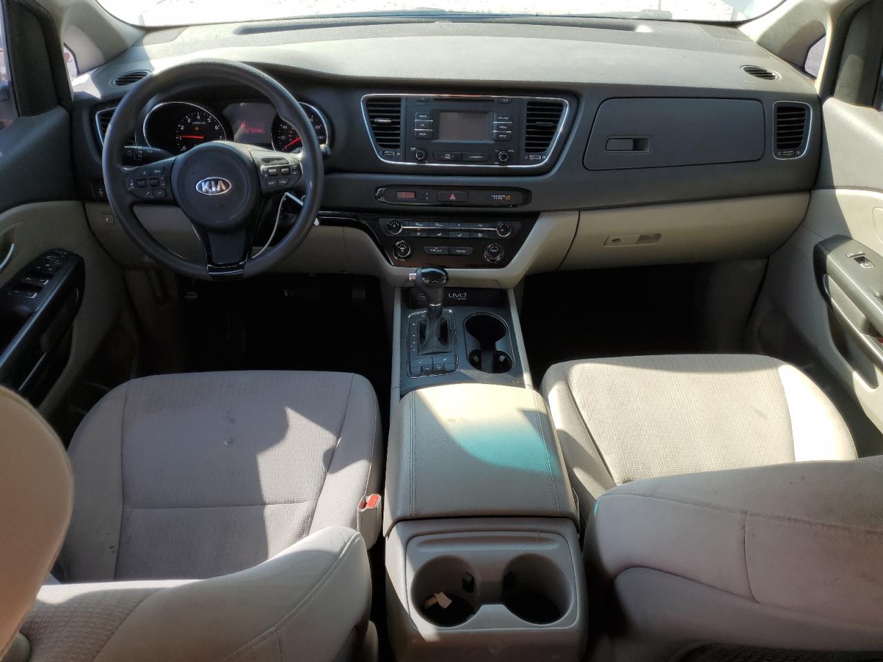 2016 KIA Sedona VIN KNDMB5C1XG6163243 Copart auction photo, rear end damage thumbnail 8