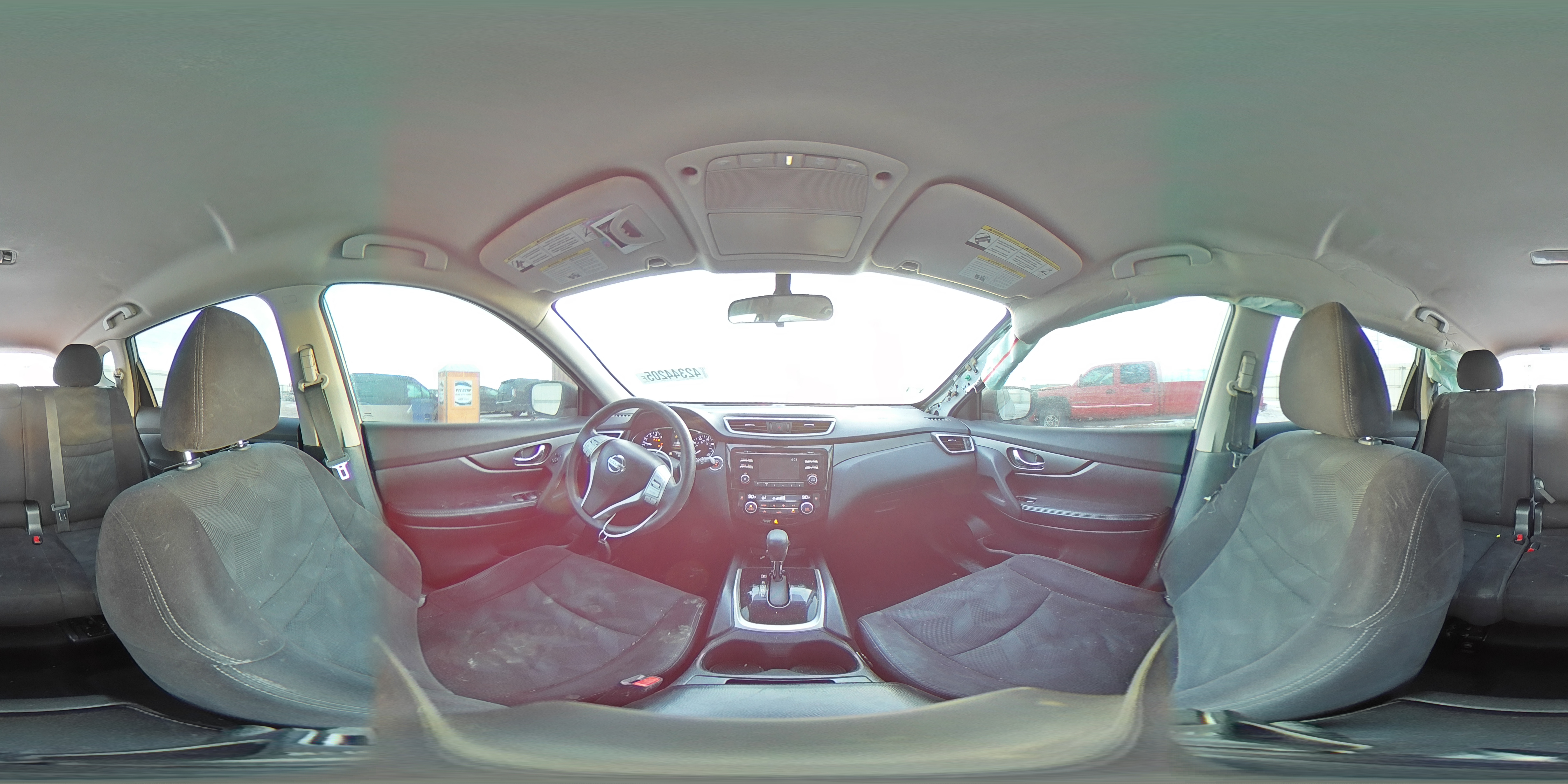 2014 Nissan Rogue VIN 5N1AT2MV5EC766367 Copart auction photo, side damage thumbnail 12