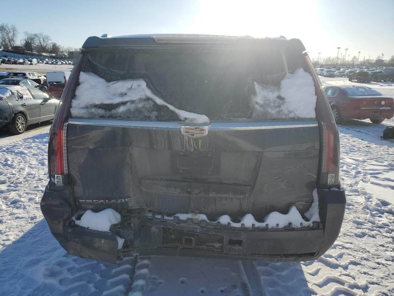 2016 Cadillac Escalade VIN 1GYS4JKJ6GR451328 Copart auction photo, rear end damage thumbnail 6