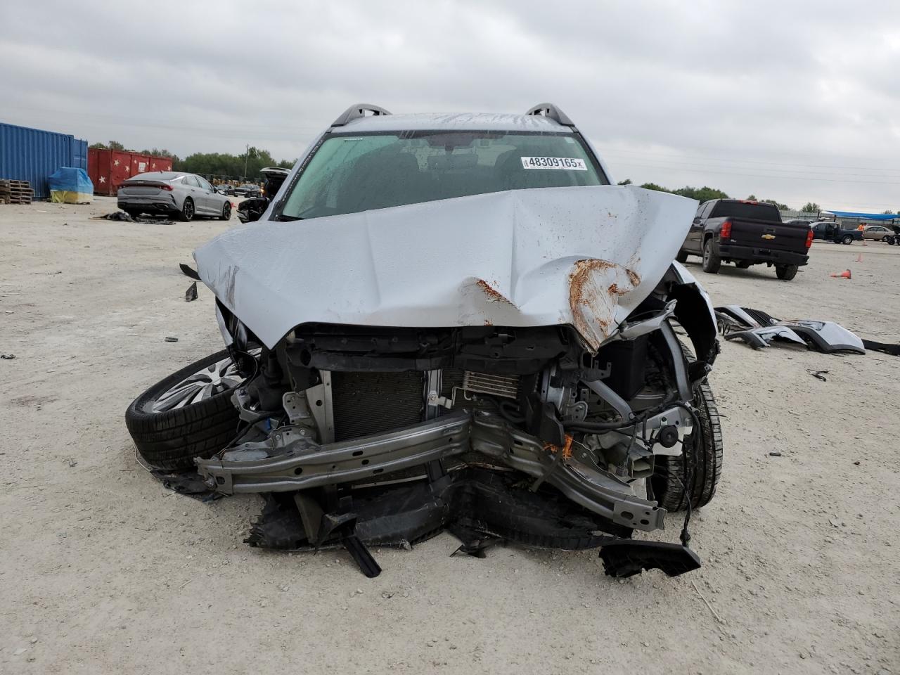 2019 Subaru Ascent VIN 4S4WMAJD4K3475623 Copart auction photo, front end / side damage thumbnail 5