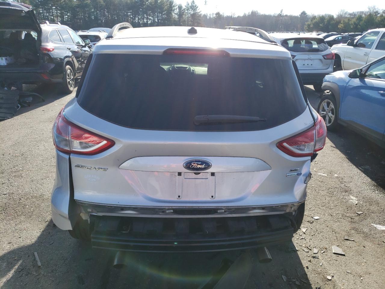2015 Ford Escape VIN 1FMCU9GX4FUA20807 Copart auction photo, rear end damage thumbnail 6