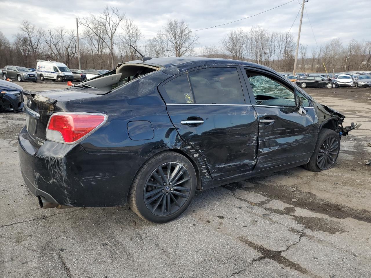 2015 Subaru Impreza VIN JF1GJAM69FH005052 Copart auction photo, all over damage thumbnail 3