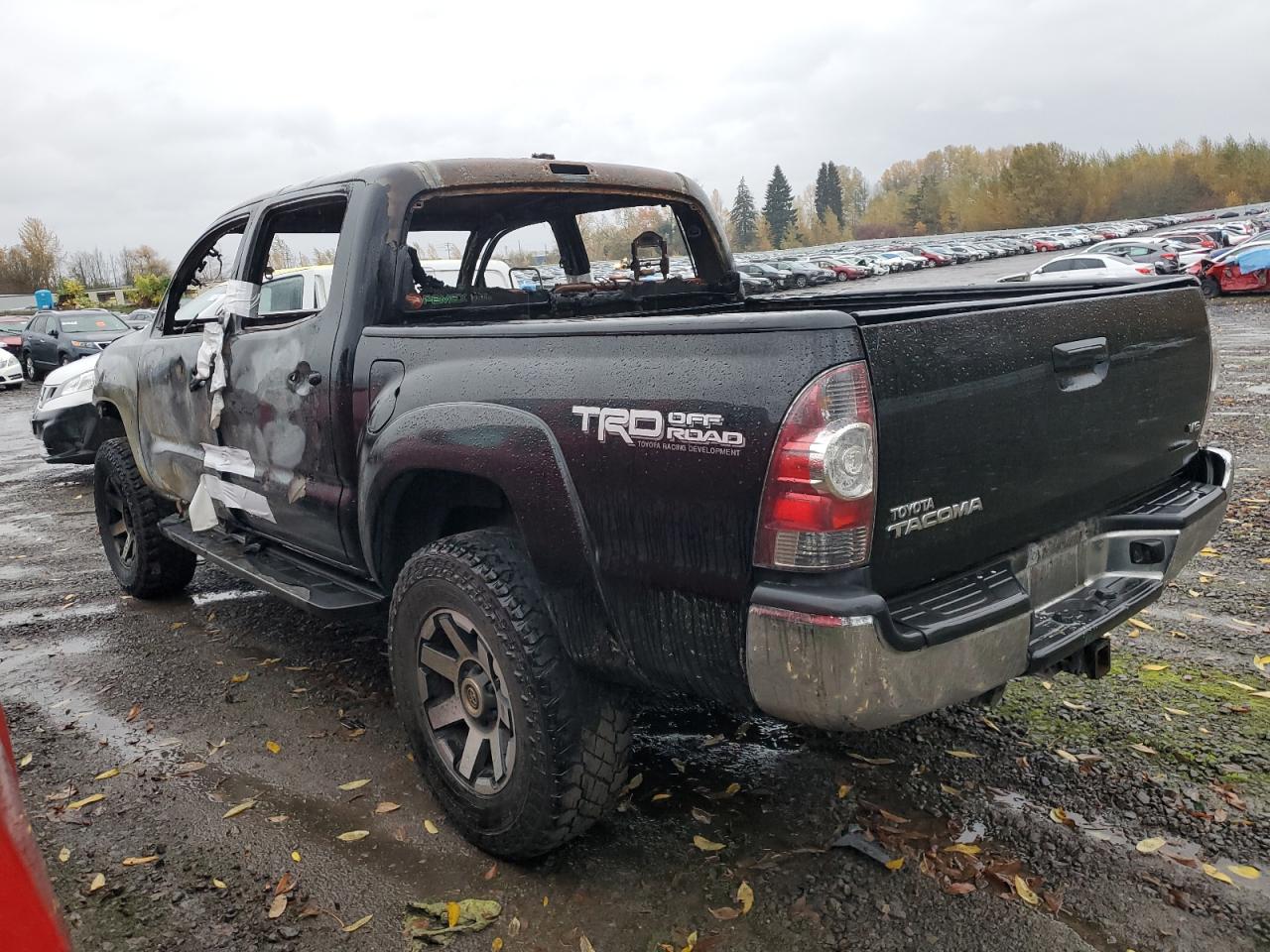 2012 Toyota Tacoma VIN 5TFLU4EN9CX046967 Copart auction photo, burn - interior damage thumbnail 2