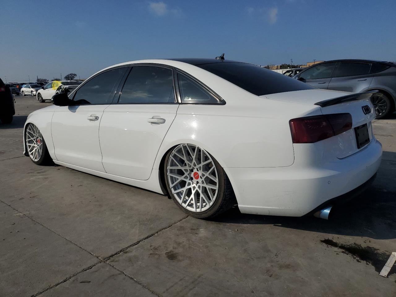 2014 Audi A6 VIN WAUGFAFCXEN020249 Copart auction photo, water/flood damage thumbnail 2