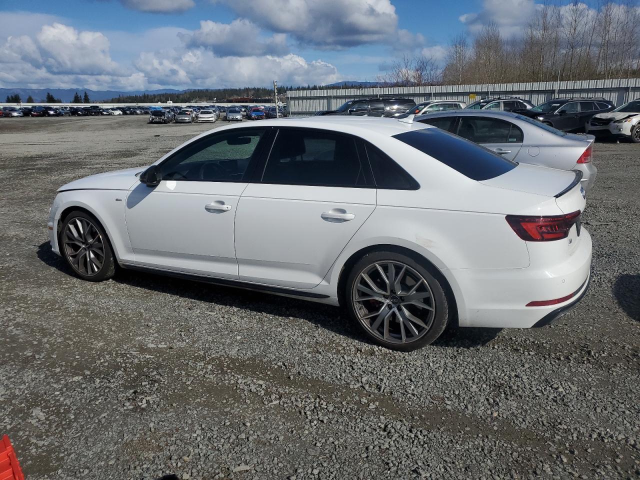 2019 Audi A4 VIN WAUENAF48KA076115 Copart auction photo, front end damage thumbnail 2