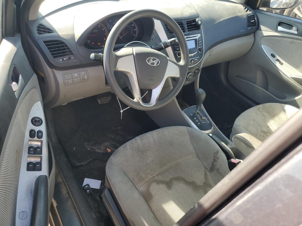 2013 Hyundai Accent VIN KMHCT4AE2DU311364 Copart auction photo, front end / rear end damage thumbnail 8